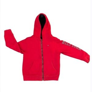 Tommy Hilfiger Boys Hooded Zip-Up Sweater